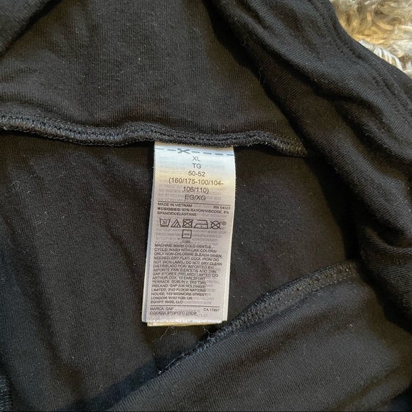 Gap size XL Maternity Pure Body Full Panel Crop Leggings Black - Picture 3 of 3